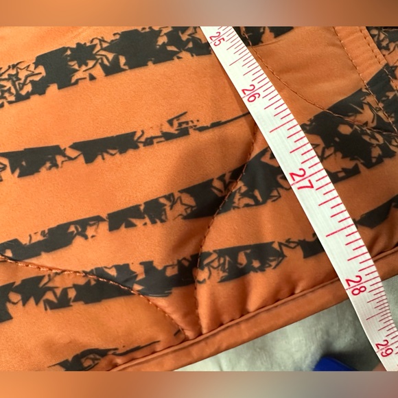 Anine Bing Quilted Tiger Print Jacket in Rust - Picture 11 of 12